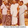 The Hero with his Family.