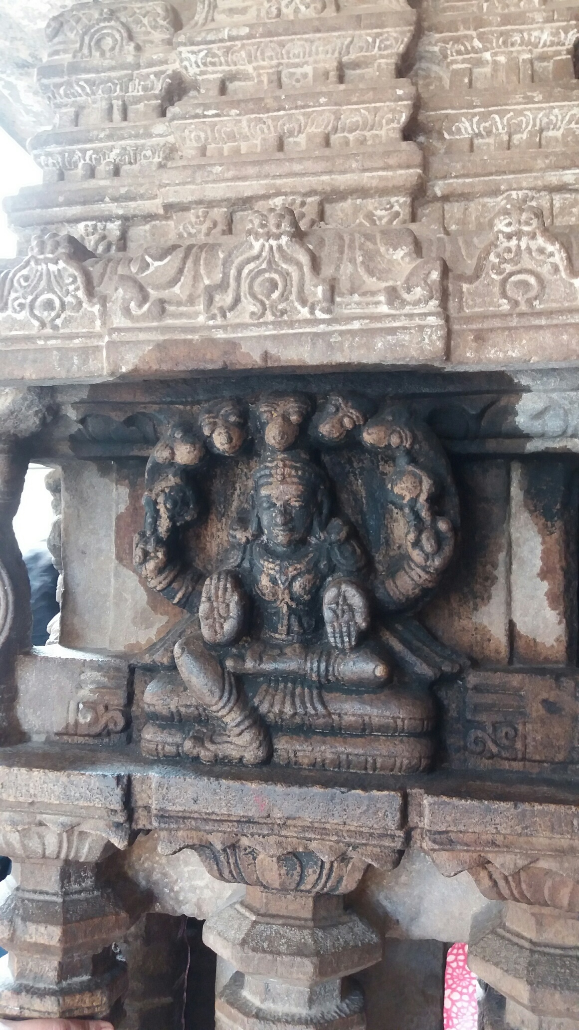 Melkote temple carving