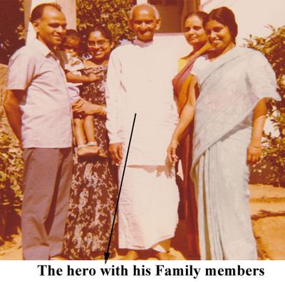 The Hero with his Family.